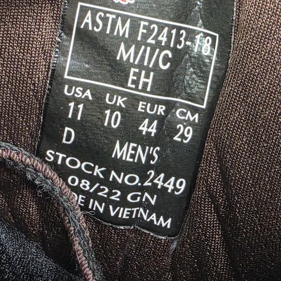 Red Wing Boots Work Style 2449 6 Inch Safety Toe Boot Size 11 Oiled Brown - Picture 7 of 9